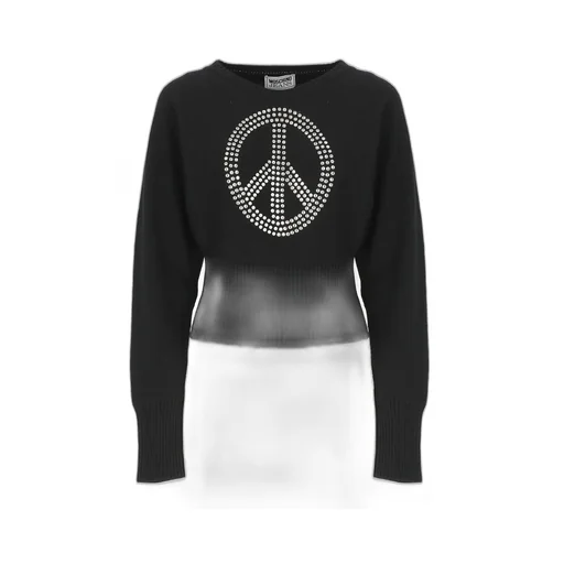 Moschino Jeans Embellished Cropped Jumper