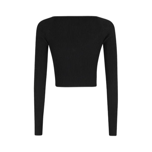 Moschino Jeans Long-Sleeved Ribbed Jumper