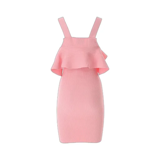 Moschino Jeans Ruffled Sleeveless Dress