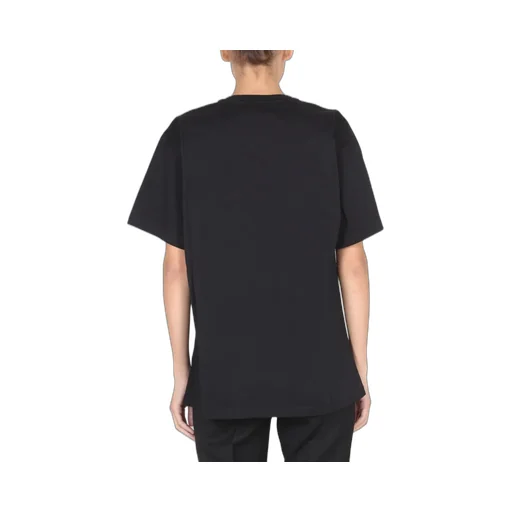 Moschino Gilt Without Guilt Embroidered Crewneck T-Shirt