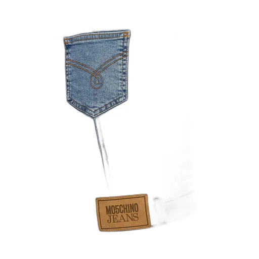 Moschino Jeans Off-Shoulder Denim Dress