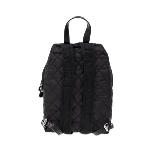 Moschino Logo-Embellished Zip-Up Quilted Backpack
