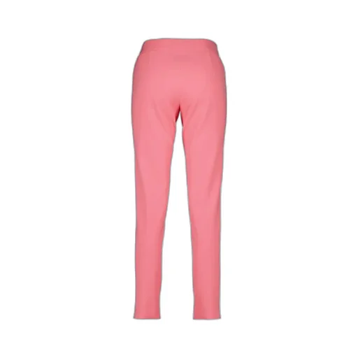 Moschino Logo Plaque Belt Straight-Leg Trousers