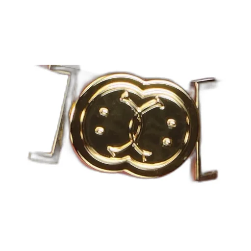 Moschino Logo Plaque Belt Straight-Leg Trousers