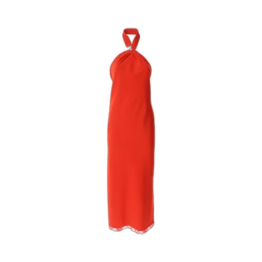 Moschino Jeans Halterneck Sleeveless Midi Dress