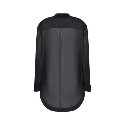 Moschino Jeans Drop Shoulder Sheer Shirt