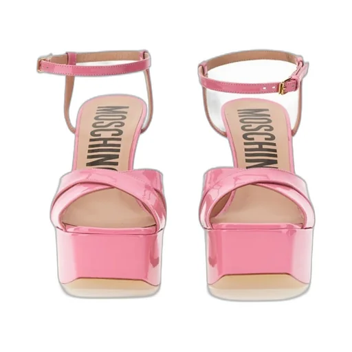 Moschino Crossover Strapped Platform Sandals