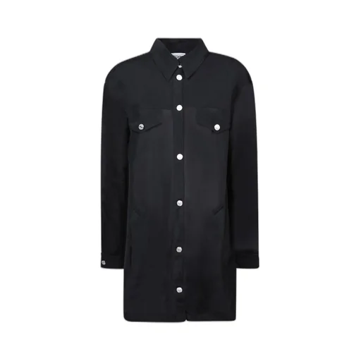 Moschino Jeans Drop Shoulder Sheer Shirt