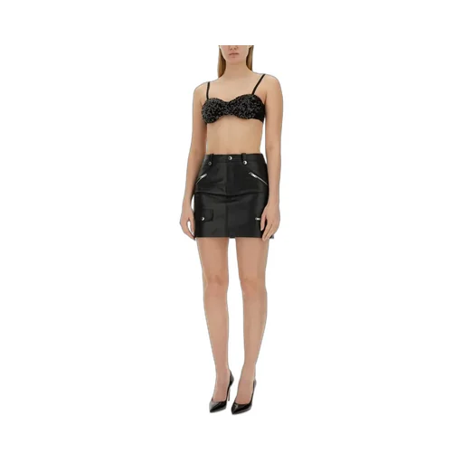 Moschino Jeans Sequined Cropped Top