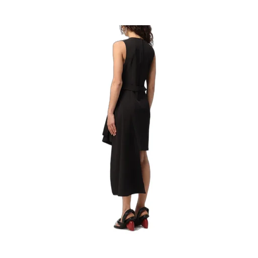 Moschino Jeans Sleeveless Asymmetric Hem Mini Dress
