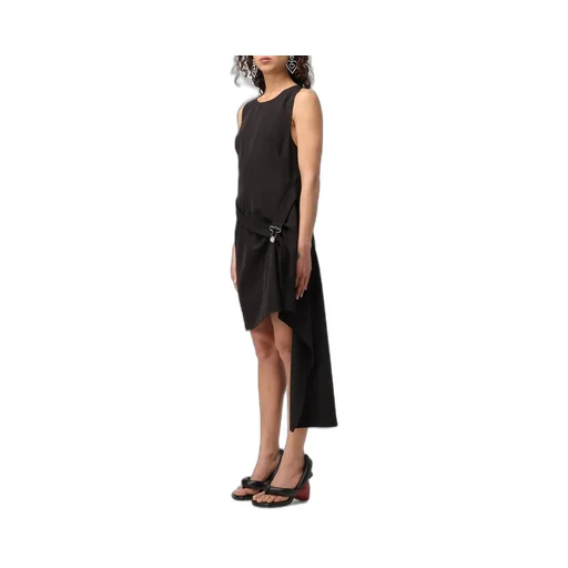 Moschino Jeans Sleeveless Asymmetric Hem Mini Dress