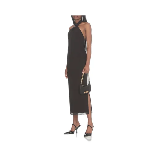 Moschino Jeans Halterneck Sleeveless Midi Dress