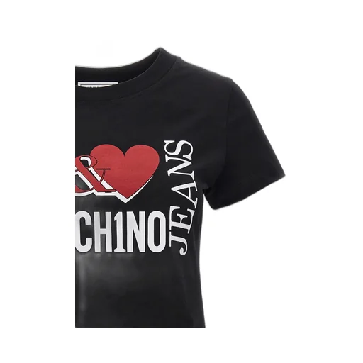 Moschino Jeans Logo Printed Crewneck T-Shirt
