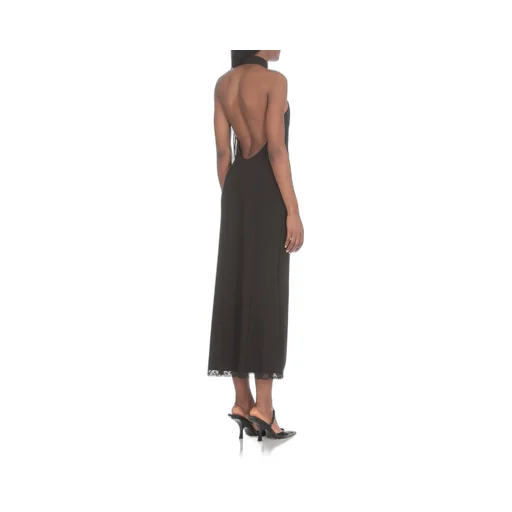 Moschino Jeans Halterneck Sleeveless Midi Dress