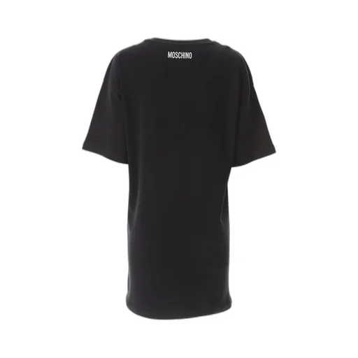 Moschino Ready To Where Printed Crewneck Mini Dress