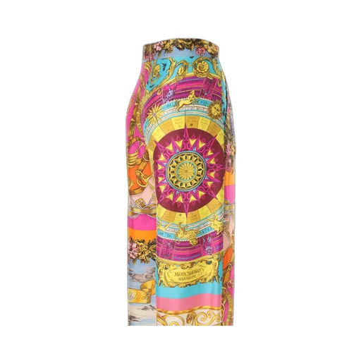 Moschino Scarf Printed Twill Trousers