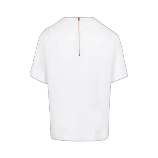 Moschino Slogan Printed Crewneck T-Shirt