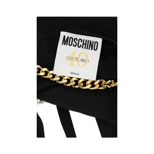 Moschino Loud Luruxy Printed Chain-Halterneck Maxi Dress