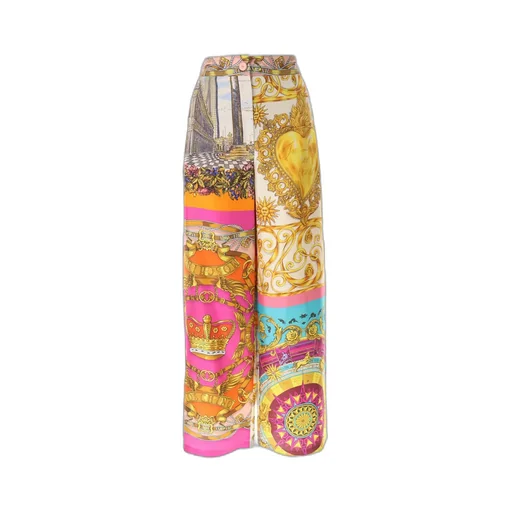 Moschino Scarf Printed Twill Trousers