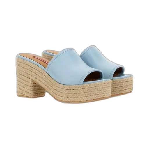Moschino Jeans Platform Mules