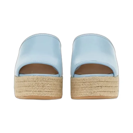 Moschino Jeans Platform Mules
