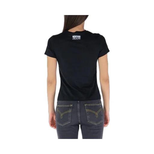 Moschino Jeans Peace Sign-Motif Crewneck T-Shirt