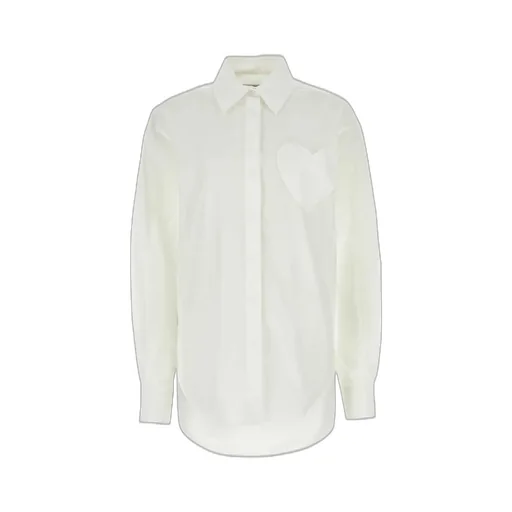 Moschino Jeans Heart-Patch Long-Sleeved Shirt