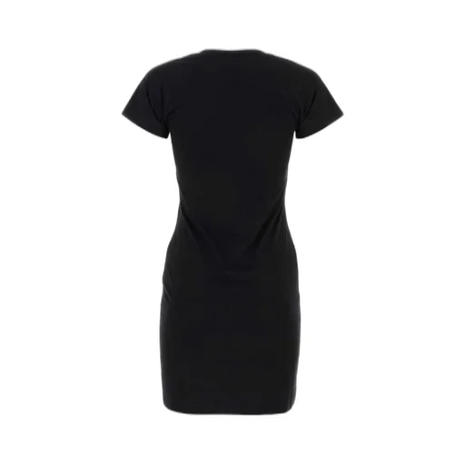 Moschino Logo Embroidered Crewneck Mini T-Shirt Dress
