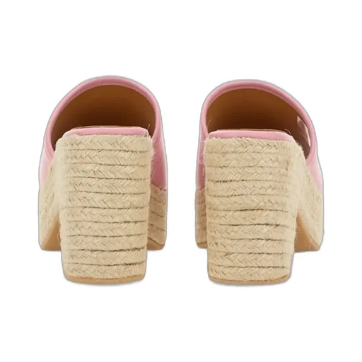 Moschino Jeans Heeled Slip-On Sandals