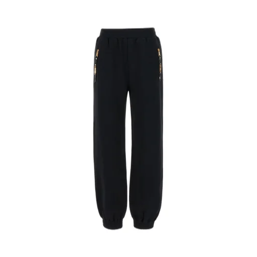 Moschino Logo-Lettering Tapered Leg Track Pants