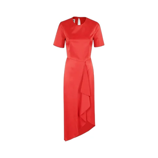 Moschino Jeans Cut-Out Asymmetric Midi Dress