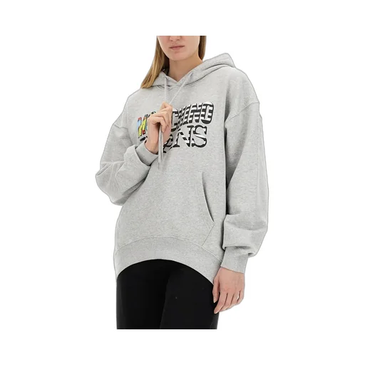Moschino Jeans Logo-Printed Drawstring Hoodie