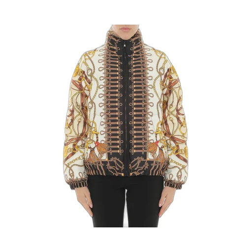 Moschino Bear-Printed Zipped Jacket
