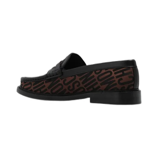 Moschino Allover Logo Printed Loafers