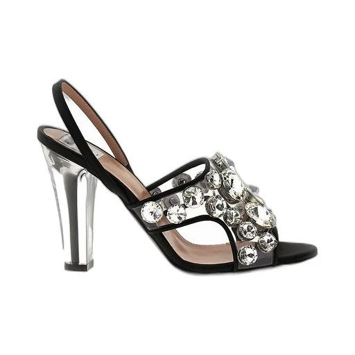 Moschino Embellished Slingback Sandals
