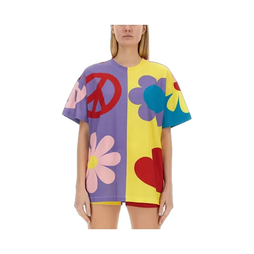 Moschino Jeans Graphic-Printed Crewneck T-Shirt
