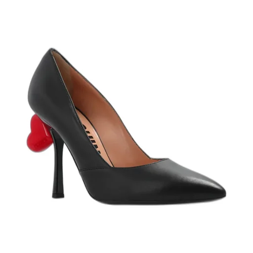 Moschino Sweet Heart Embellished Pumps