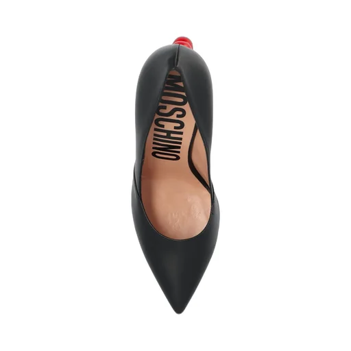 Moschino Sweet Heart Embellished Pumps