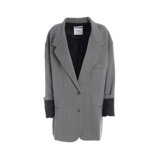 Moschino Single-Breasted Oversized Jacket