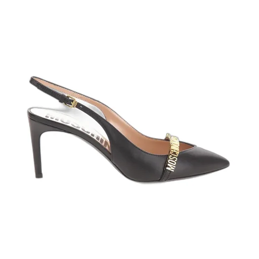 Moschino Pointed-Toe Slingback Pumps