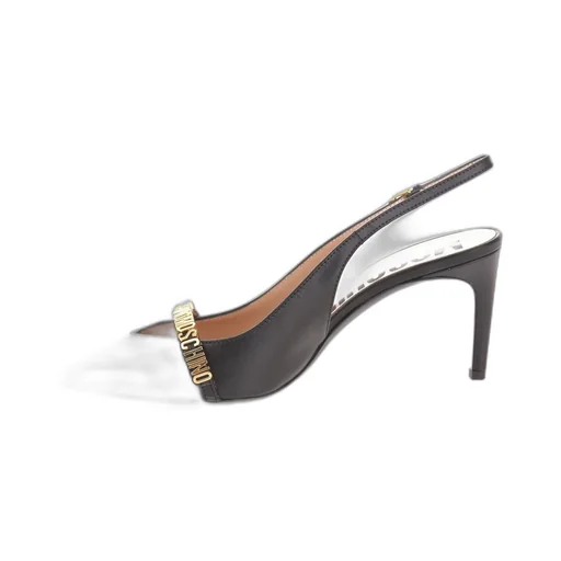 Moschino Pointed-Toe Slingback Pumps