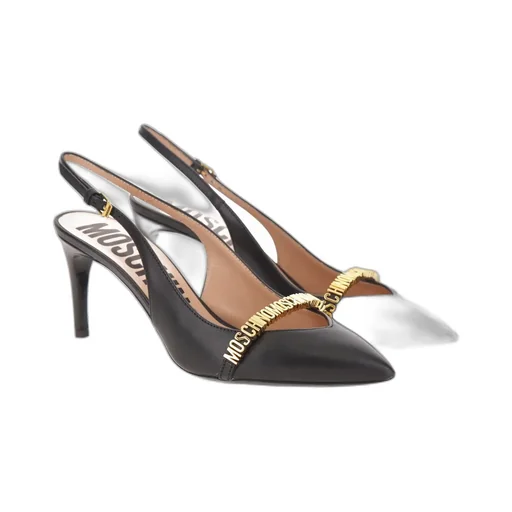 Moschino Pointed-Toe Slingback Pumps