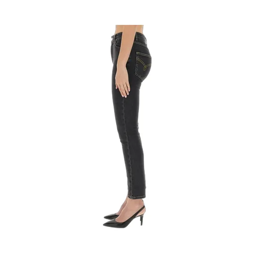Moschino Jeans Logo Patch Skinny Fit Jeans