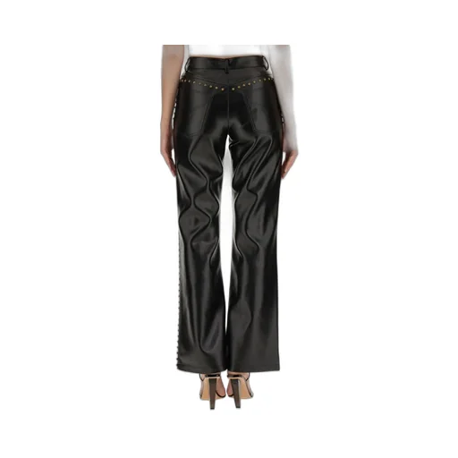 Moschino Jeans Stud-Detailed Wide-Leg Trousers