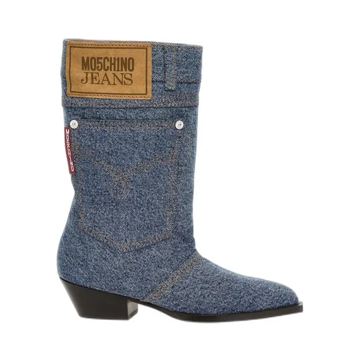 Moschino Jeans Denim Ankle Boots