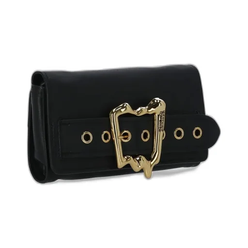 Moschino Logo-Engraved Buckle Detailed Crossbody Bag