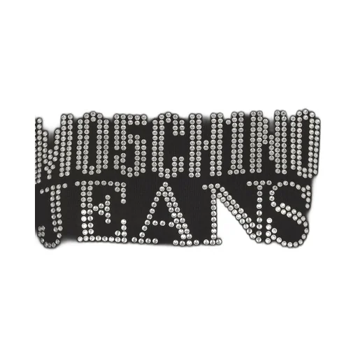 Moschino Jeans Logo Embellished Knitted Jumper