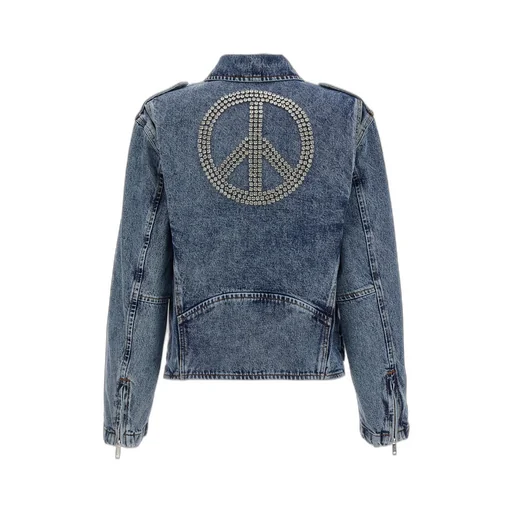 Moschino Jeans Embellished Denim Jacket