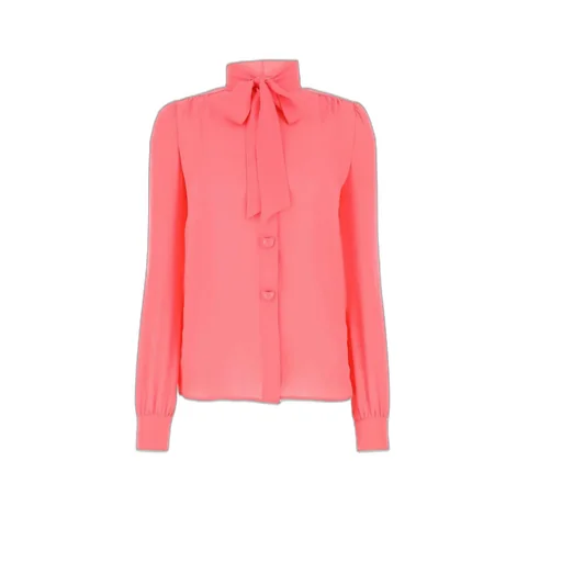 Moschino Bow-Tie Buttoned Blouse