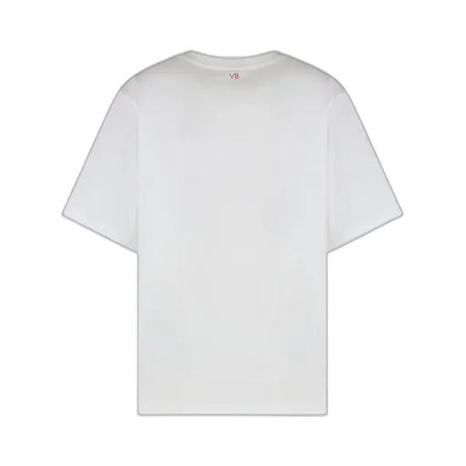 Victoria Beckham Slogan Print Crew Neck T-Shirt